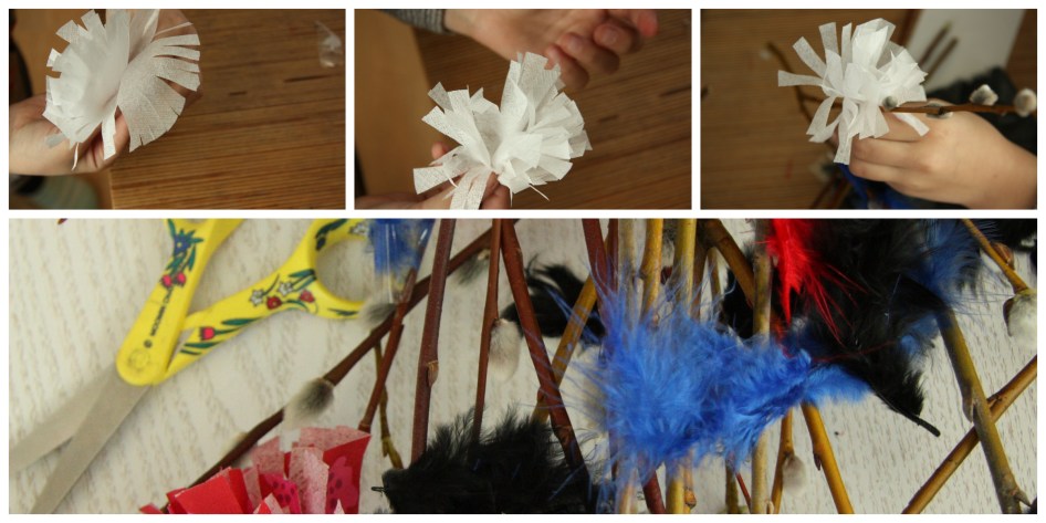 paperikukkien tekeminen