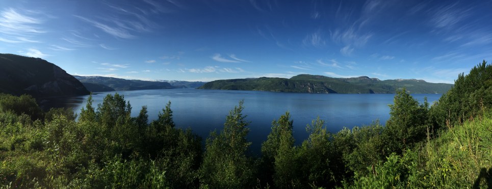 Aamun siniset sävyt